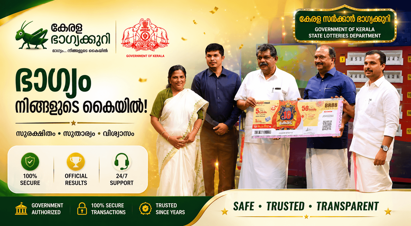 Kerala Lottery Mega Draw - 25 Crores